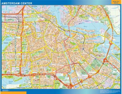 Amsterdam downtown map