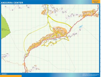Andorra downtown map