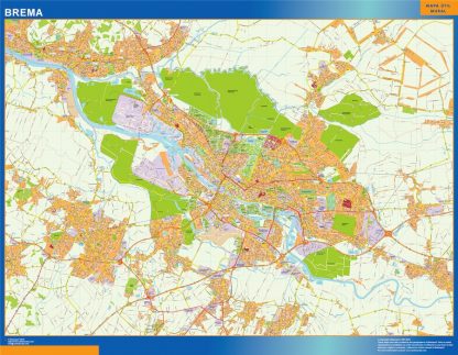 Brema map in Germany