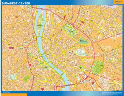 Budapest downtown map