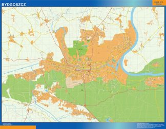 Bydgoszcz map Poland