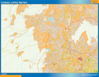 Ciudad Lopez Mateo map Mexico