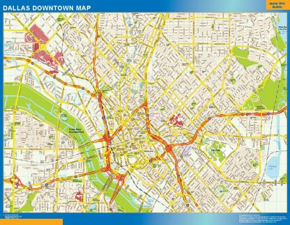 Dallas downtown map