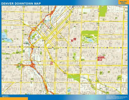 Denver downtown map