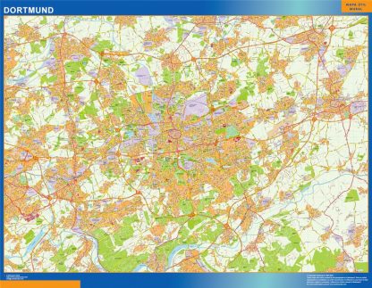 Dortmund map in Germany