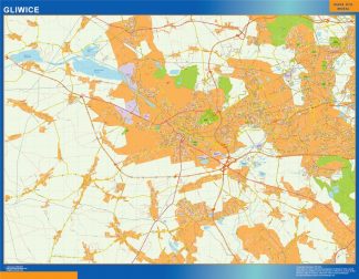 Gliwice map Poland