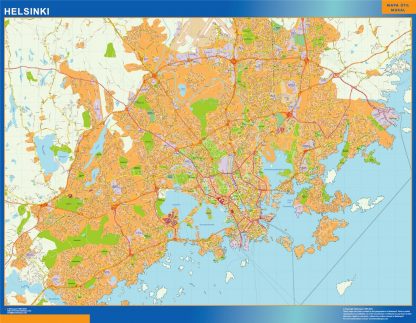 Helsinki map Finland