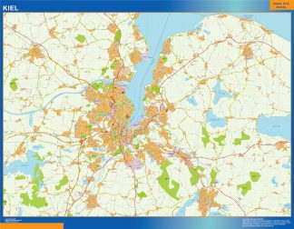 Kiel map in Germany