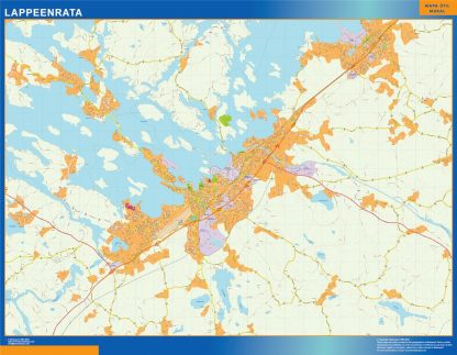 Lappeenrata map Finland