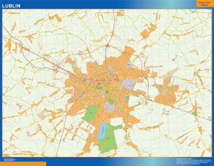 Lublin map Poland