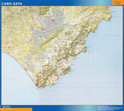 Map of Cabo Gata