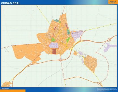 Map of Ciudad Real Spain