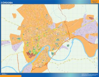 Map of Cordoba Spain