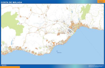 Map of Costa Malaga