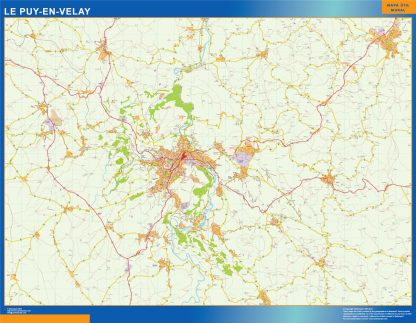 Map of Le Puy France