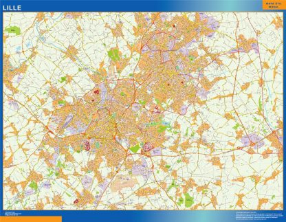 Map of Lille France