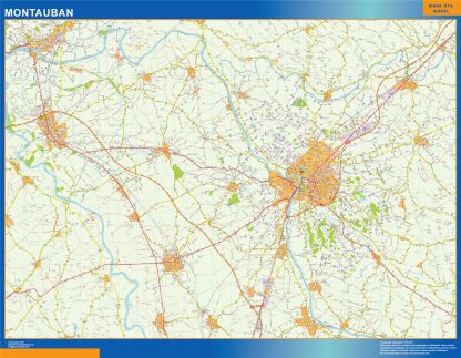 Map of Montauban France