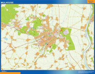 Map of Mulhouse France