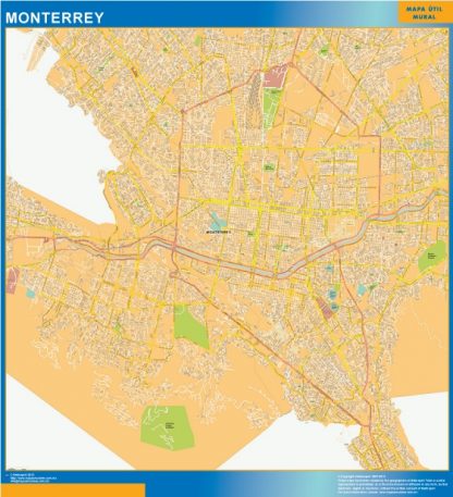 Monterrey Centro map Mexico