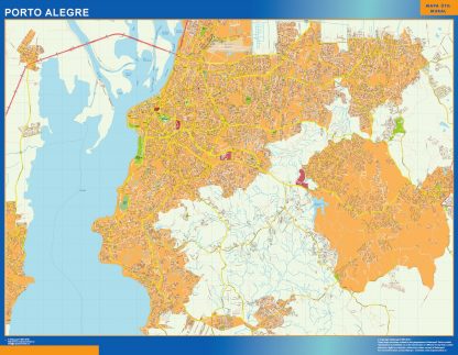 Porto Alegre map