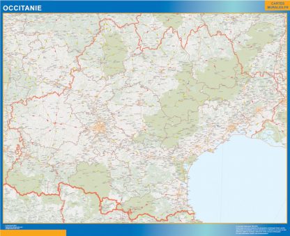 Region of OccitanIe map