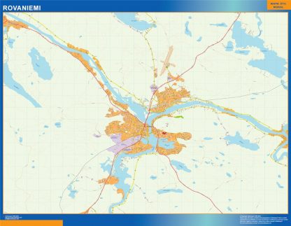 Rovaniemi map Finland