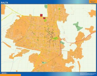 Salta map in Argentina