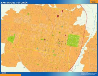 San Miguel Tucuman map in Argentina