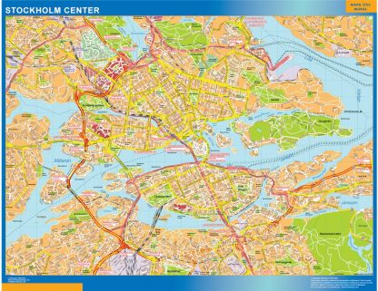 Stockholm downtown map