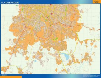 Tlaquepaque map Mexico