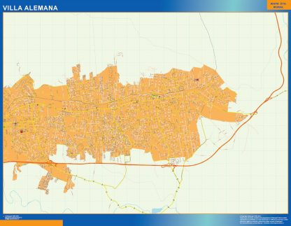 Villa Alemana map from Chile