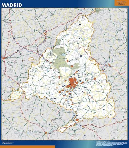 map of de Community Madrid